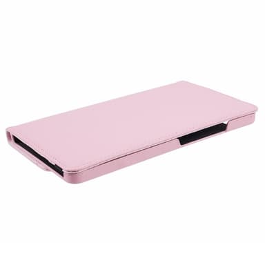 SKALO Samsung Tab A9 360 Litchi Suojakotelo - Pinkki