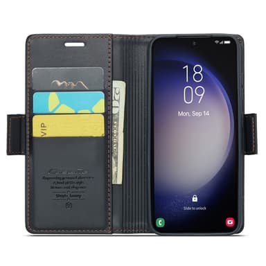 CASEME Retro Lompakkokotelo Samsung Galaxy S24