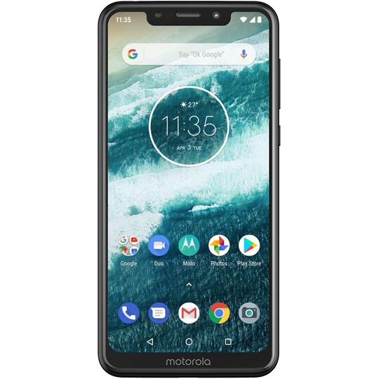 Motorola One älypuhelin (musta)