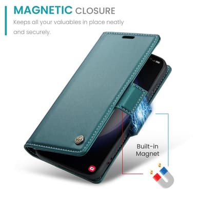 CASEME Retro Lompakkokotelo Samsung Galaxy S24