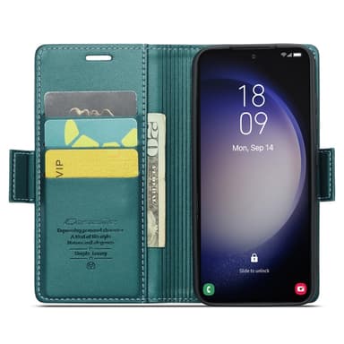 CASEME Retro Lompakkokotelo Samsung Galaxy S24