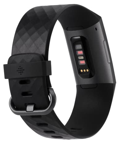 Fitbit Charge 3 aktiivisuusranneke (musta/harmaa alumiini)
