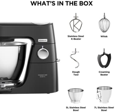 Kenwood Titanium Chef Baker XL yleiskone KVL85.004BK