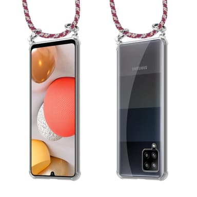 Samsung Galaxy A42 4G Suojakuori Kotelo (Punainen)