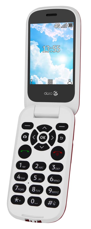 Doro 7070 matkapuhelin (punainen)