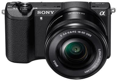 Sony Alpha A5100 järjestelmäkamera + 16-50 mm (musta)