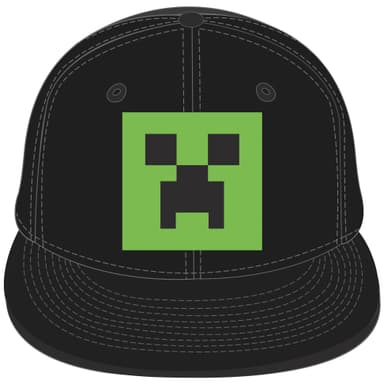 Minecraft - Creeper lippalakki (musta/vihreä)
