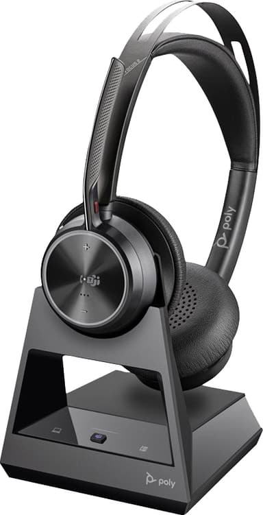 HP Poly Voyager Focus 2-M MS Teams kuulokkeet USB-C + latausteline