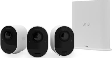 Arlo Ultra 2 4K langaton turvakamera (3 kpl, valkoinen)