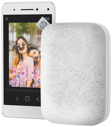 HP Sprocket 200 kannettava valokuvatulostin (valkoinen)
