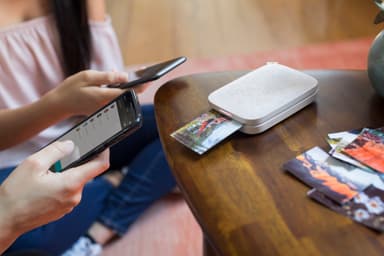 HP Sprocket 200 kannettava valokuvatulostin (valkoinen)
