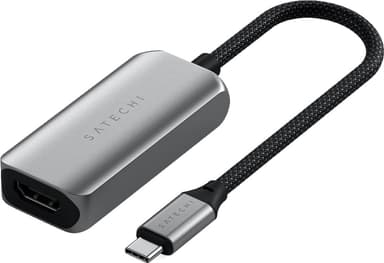 Satechi USB-C - HDMI 2.1 kaapeli (harmaa)