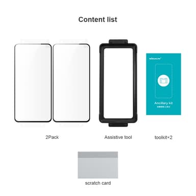 NILLKIN Samsung Galaxy S24+ täysliimainen PMMA täysnäytönsuoja 2 kpl