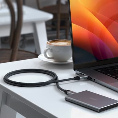 Satechi USB-C 4 kaapeli 1,2 m (musta)