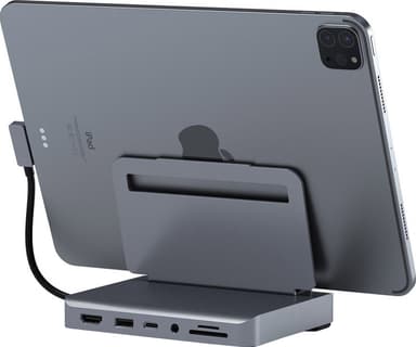 Satechi iPad Pro hubi tabletille (harmaa)