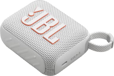JBL Go 4 kannettava kaiutin (valkoinen)