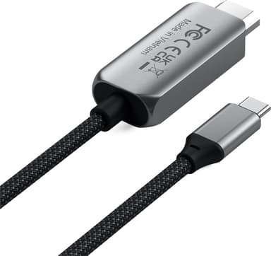 Satechi USB-C to HDMI 2.1 kaapeli 2 m (musta)