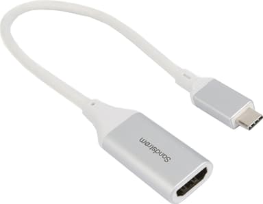 Sandstrøm USB-C - HDMI adapteri