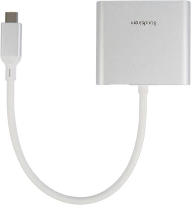 Sandstrøm 3-in-1 USB-C hubi