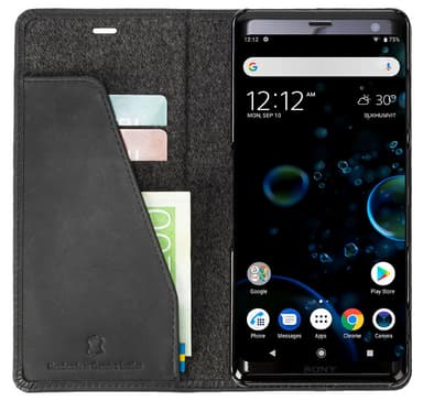 Krusell Sony Xperia XZ3 Sunne 2 lompakkokotelo (musta)