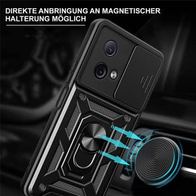 Jazz 3i1 kuori Motorola Moto G84 - Punainen
