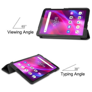 Lenovo Tab M7 (3rd Gen) kolminkertainen kotelo - musta
