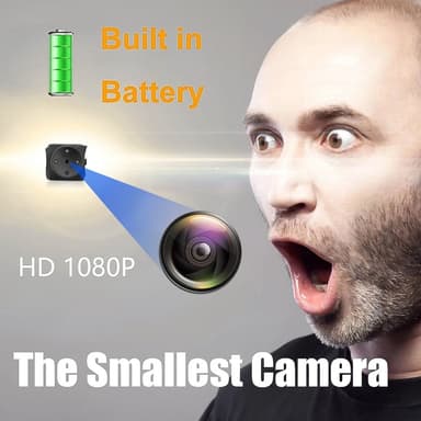 Mini 1080P Full HD DVR -minikamera Kannettava vakoojakamerakamera