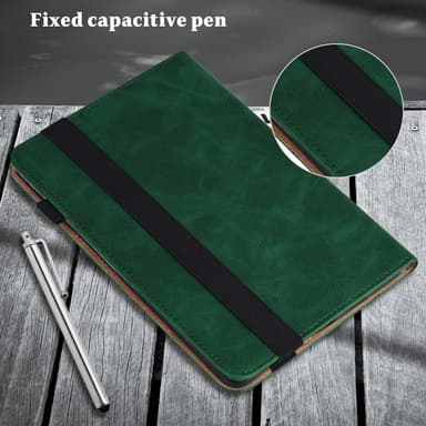 iPadille 10.2 (2021)/(2020)/(2019) Tavallinen PU-nahkainen tabletin kansi