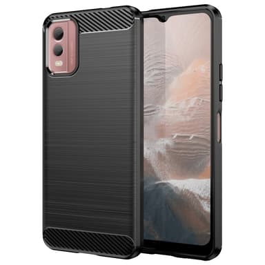 Slim-Fit TPU-puhelinkotelon suojakuori Nokia C32:lle - musta