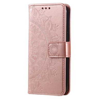 SKALO Xiaomi Redmi 13C 4G Mandala lompakkokotelo - Ruusukulta