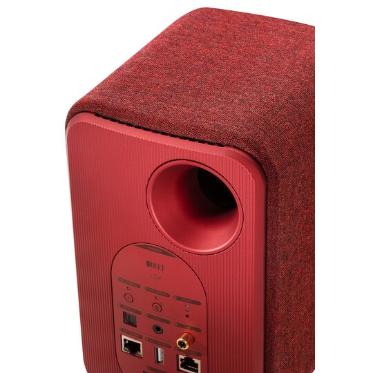 KEF LS-X stereokaiuttimet (punainen)