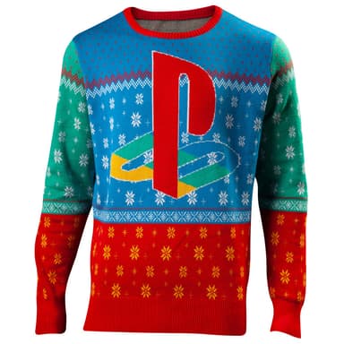 PlayStation Christmas neulepaita (S)