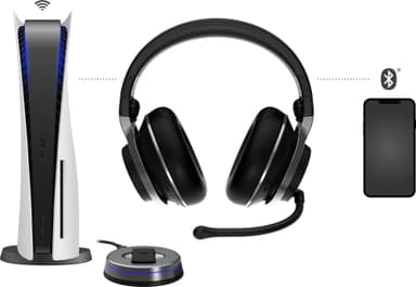 Turtle Beach Stealth pelikuulokkeet PS (hopea)