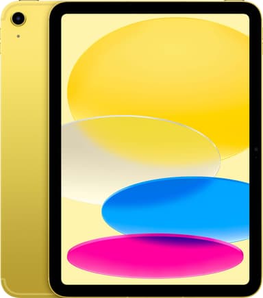 iPad 10,9" 64GB 5G (keltainen), sis. laturi