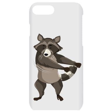 La Vie iPhone 6/7/8/SE Gen. 2 pehmeä suojakuori (pesukarhu)