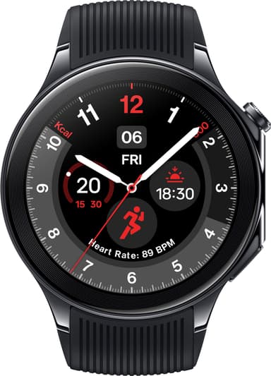 OnePlus Watch 2 hybridiälykello 46 mm (musta)