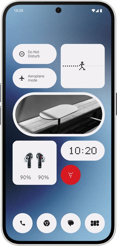 Nothing Phone (2a) 5G älypuhelin 8/128 GB (valkoinen)