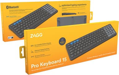 Zagg Pro langaton näppäimistö (musta)