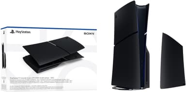 PS5 Slim Standard kuori konsolille (musta)