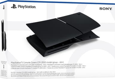 PS5 Slim Standard kuori konsolille (musta)
