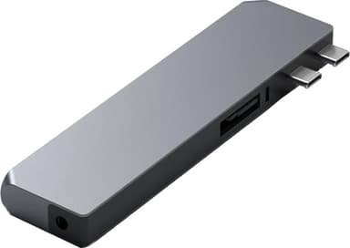 Satechi Pro Max USB-C hubi (harmaa)