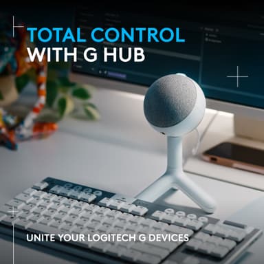 Logitech G Yeti Orb pelimikrofoni (valkoinen)