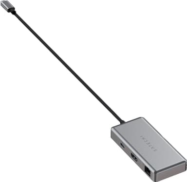 Satechi Multiport USB-C Chromebook hubi (harmaa)