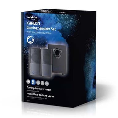 Nedis Pelikaiutin | Kaiutinkanavat: 2.1 | USB Virta | 3.5 mm uros | 30 W | Ei valaistusta | Äänenvoimakkuuden Säätö