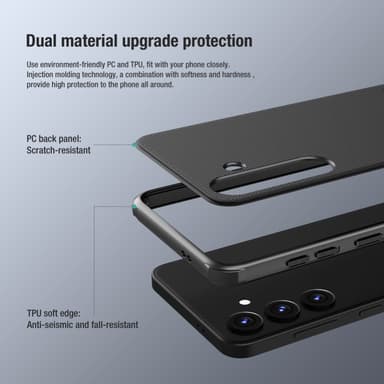NILLKIN himmeä kova muovikotelo Samsung Galaxy S24