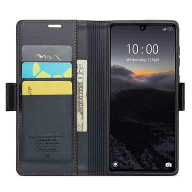 CaseMe Xiaomi Redmi 13C 4G Lompakkokotelo - Musta