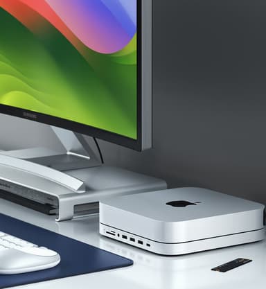 Satechi Mac mini/Studio telakointiasema (hopea)