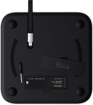 Satechi Mac mini/Studio telakointiasema (hopea)