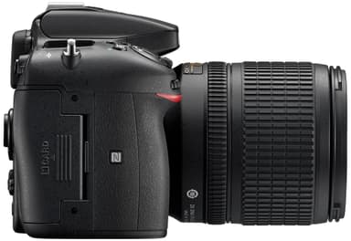 Nikon D7200 järjestelmäkamera + AF-S DX Nikkor 18-105 mm zoomiobjektiivi
