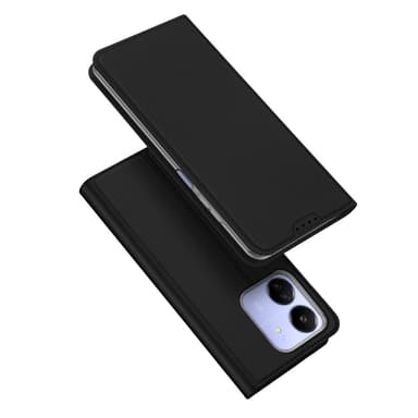 DUX DUCIS Skin Pro -sarjan kotelo korttipaikalla Xiaomi Redmi 13C - Musta